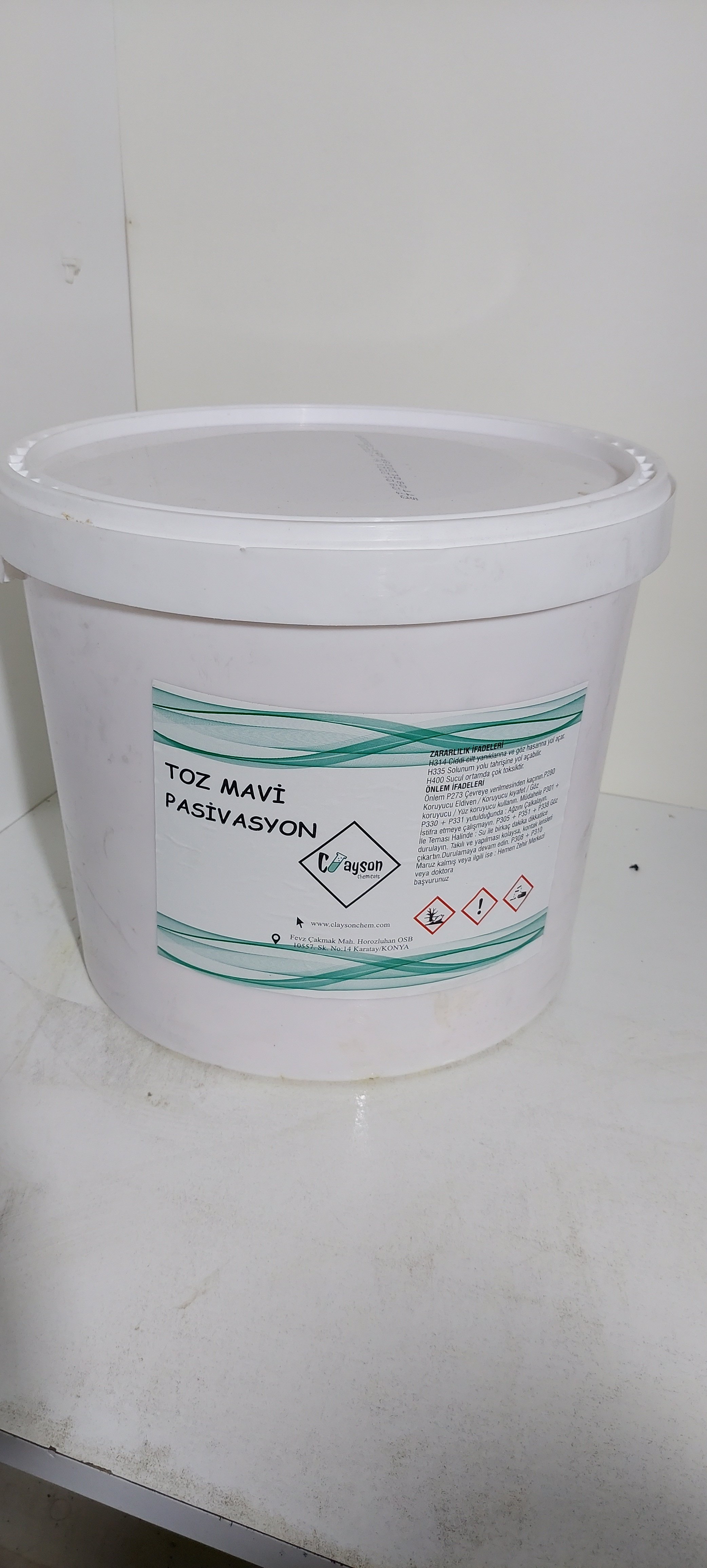 TOZ MAVİ PASİVASYON